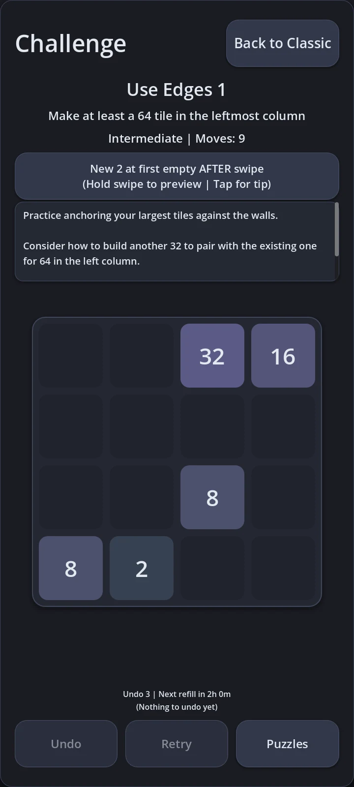 Use Edges challenge in the dark theme